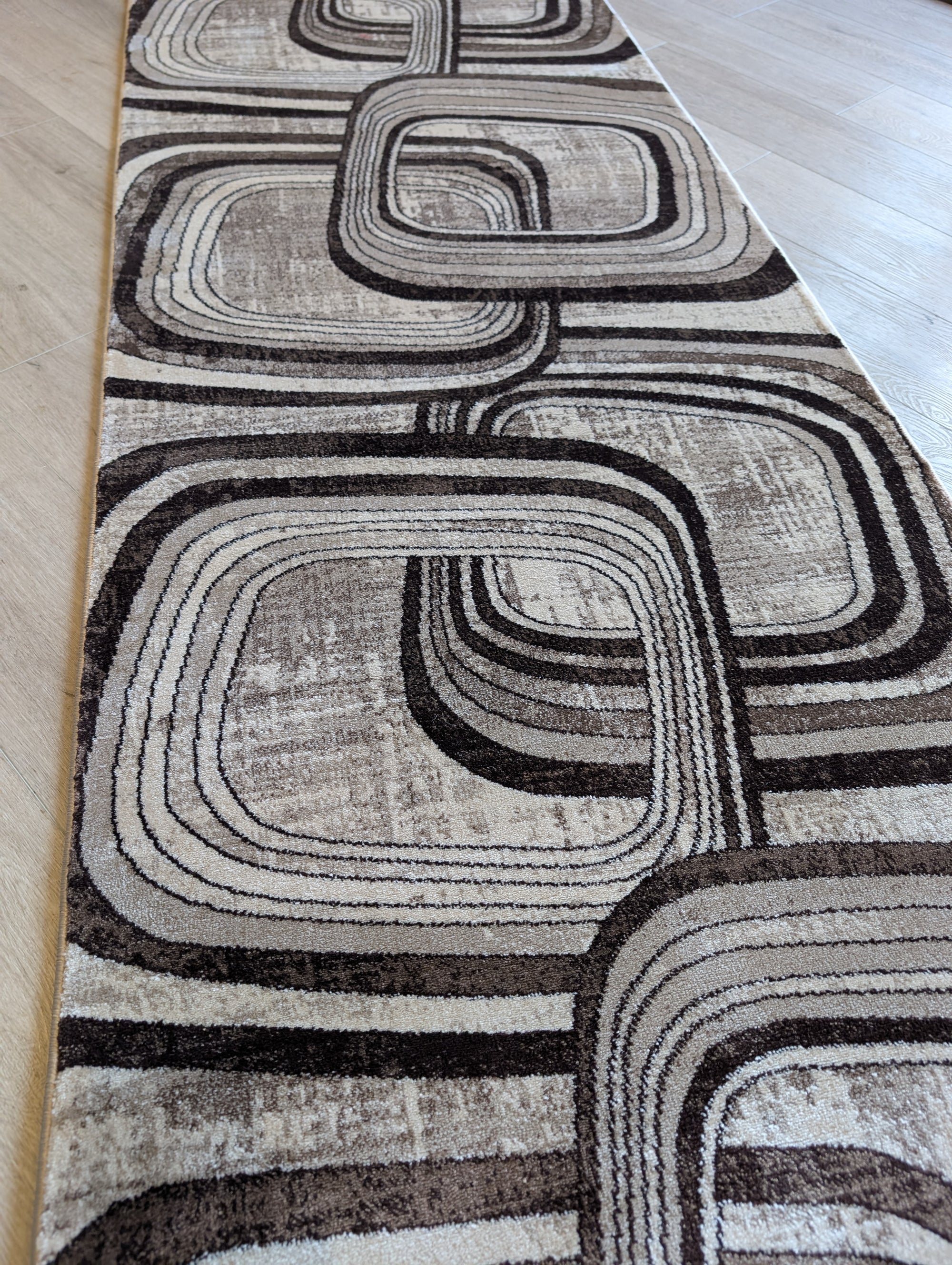Istanbul 3055 brown beige 80 cm Wide