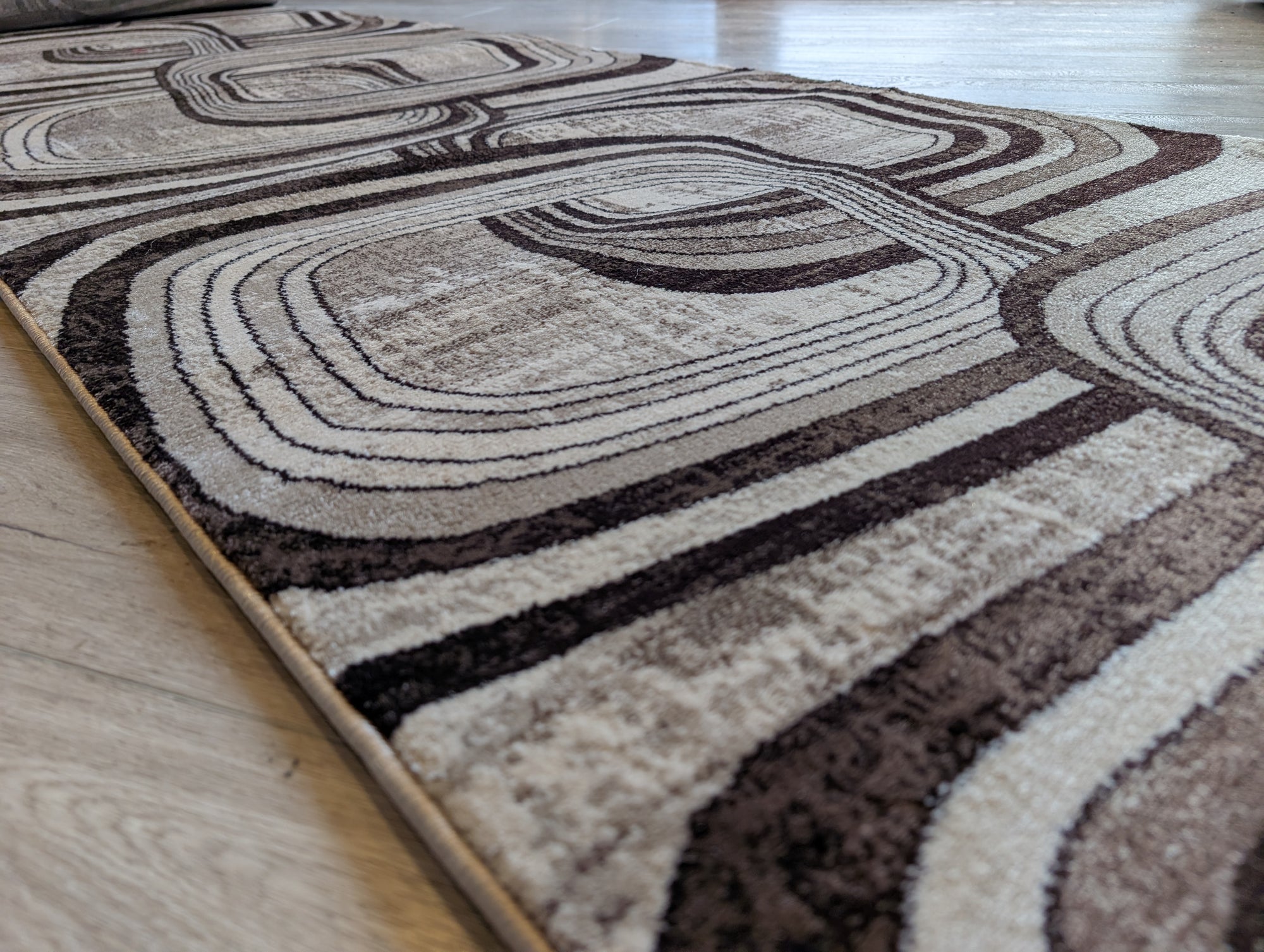 Istanbul 3055 brown beige 80 cm Wide