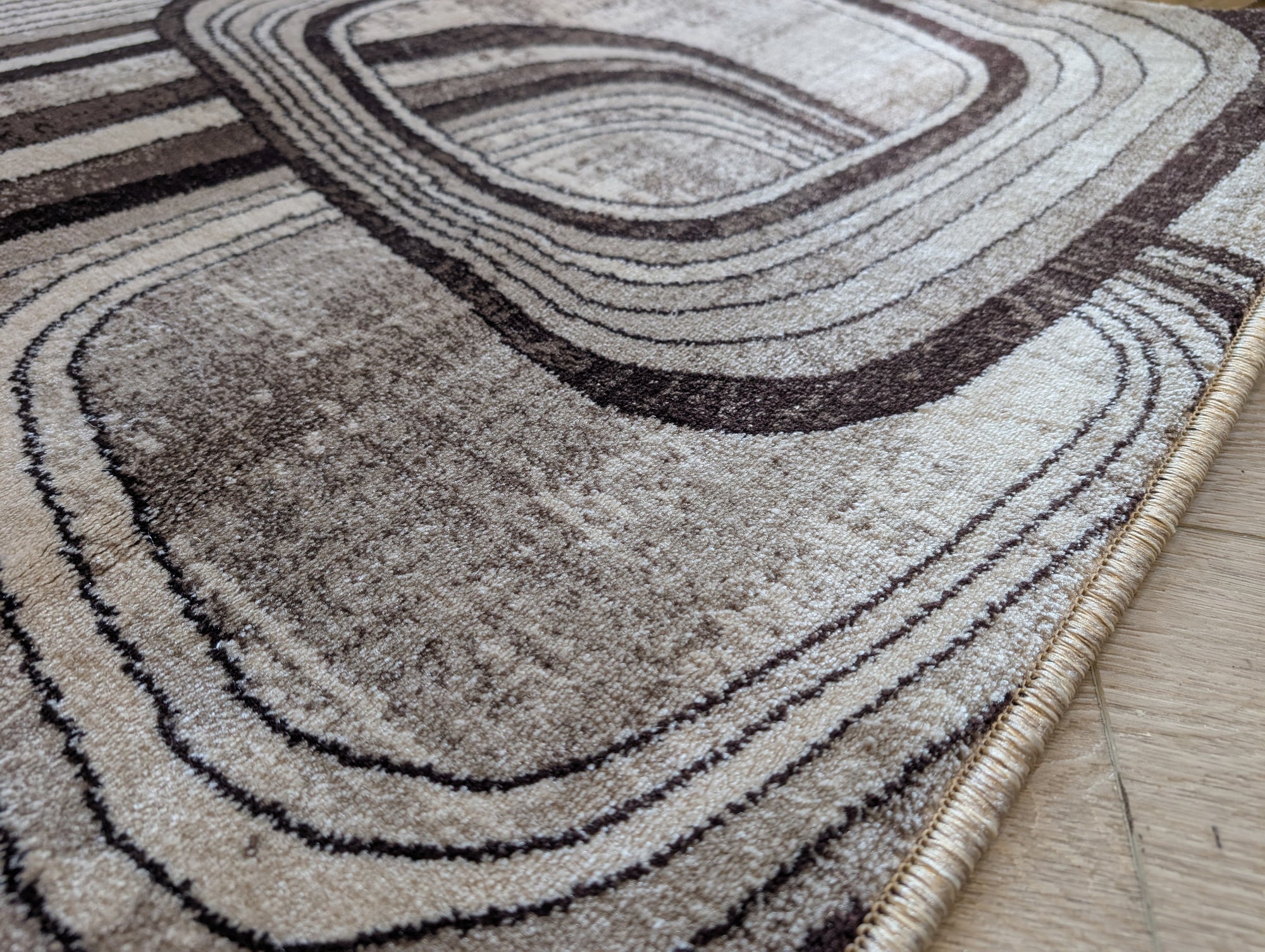 Istanbul 3055 brown beige 80 cm Wide
