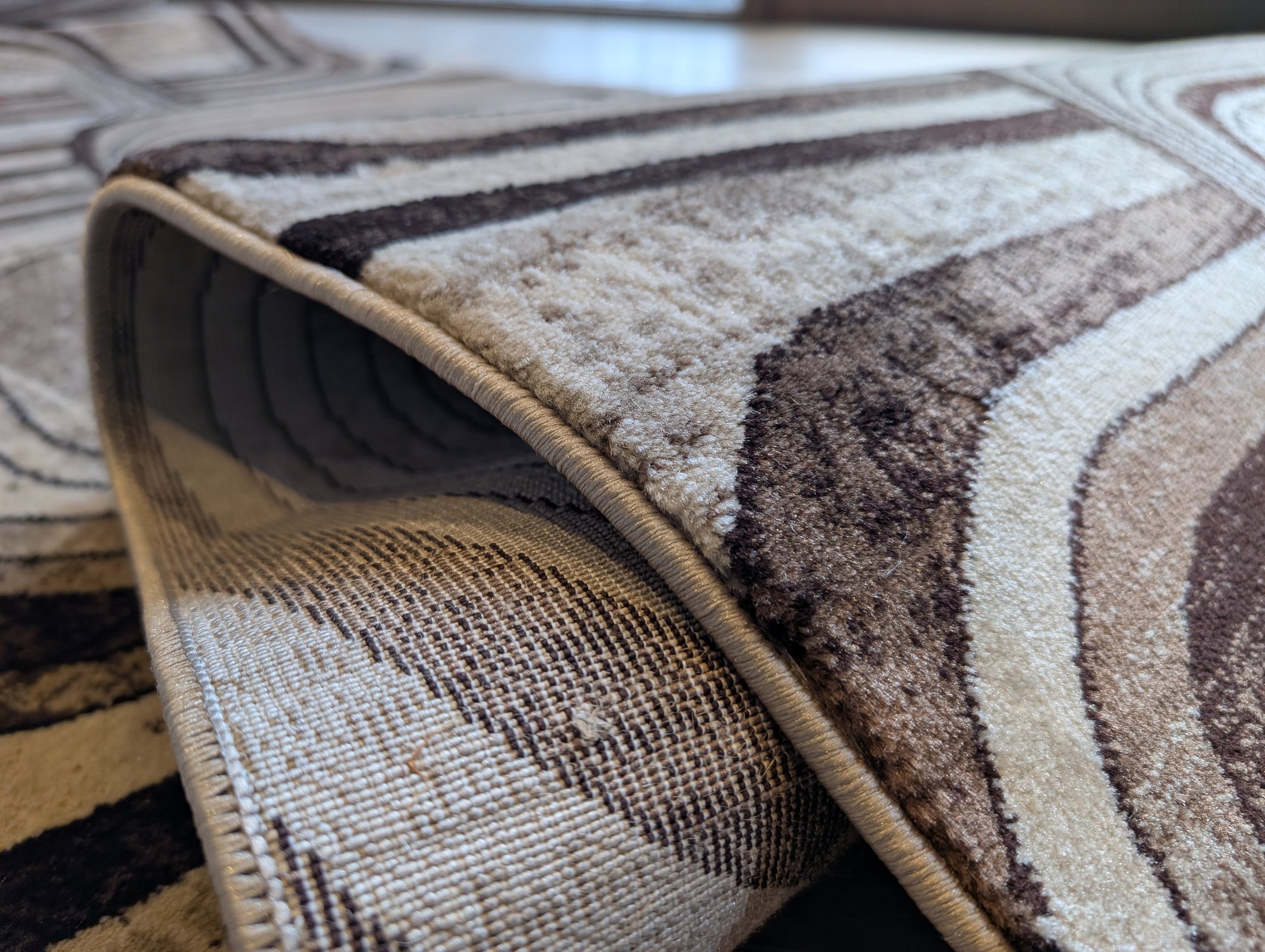 Istanbul 3055 brown beige 80 cm Wide