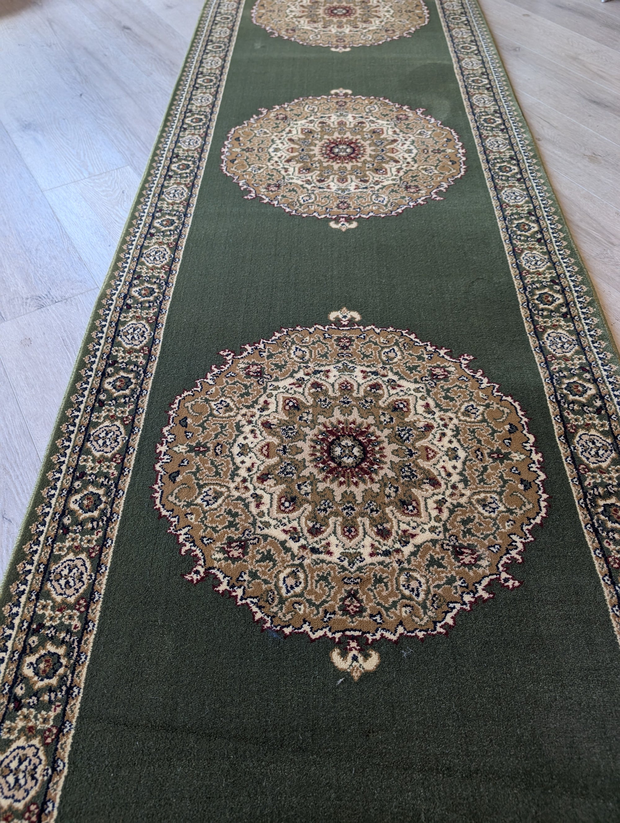 Ladik Green 80 cm Wide Runner