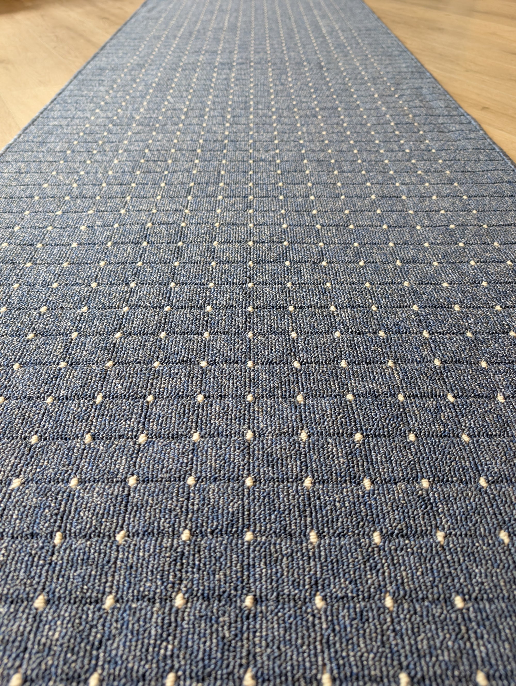 Dotted design Blue Nikotex 80cm wide