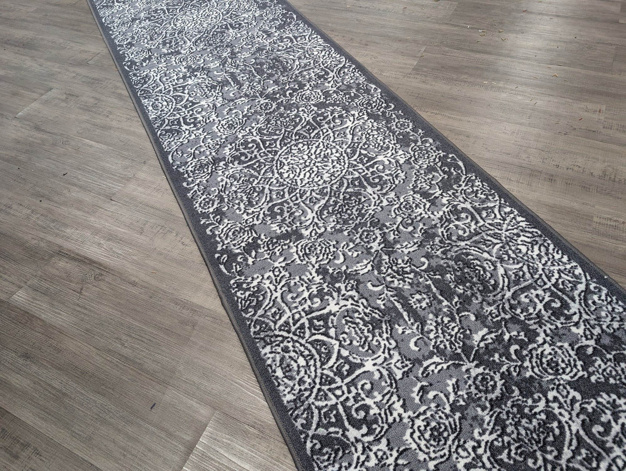 Gabe Modern transitional faded hallway runner 80cm Wide