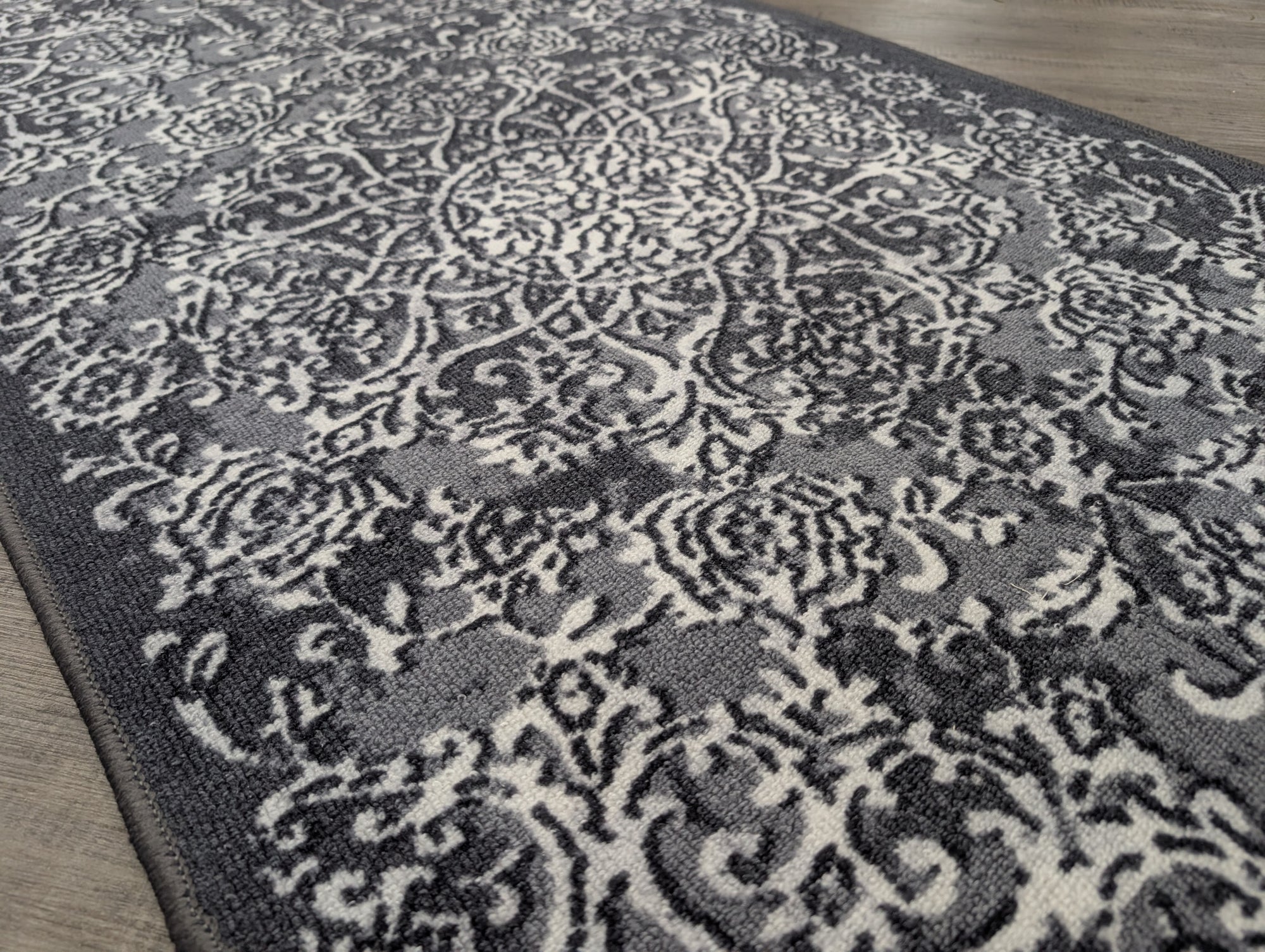 Gabe Modern transitional faded hallway runner 80cm Wide