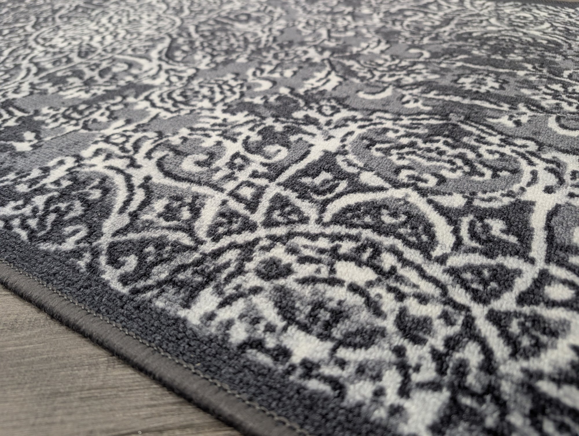 Gabe Modern transitional faded hallway runner 80cm Wide