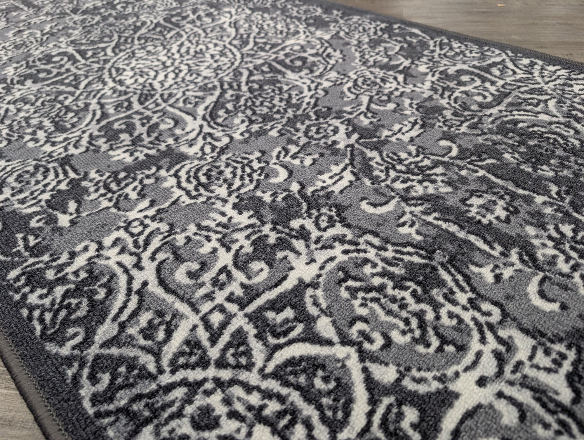 Gabe Modern transitional faded hallway runner 80cm Wide