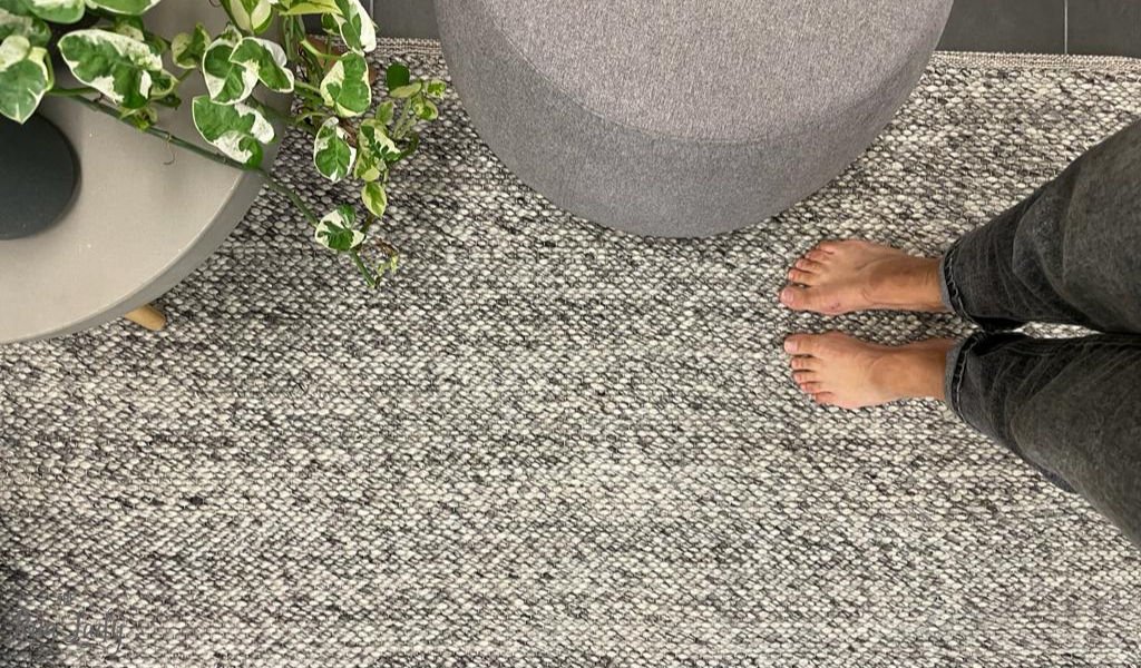 Parker Textured Dark Grey Rug