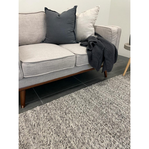 Parker Textured Dark Grey Rug