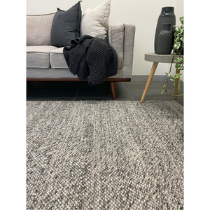 Parker Textured Dark Grey Rug