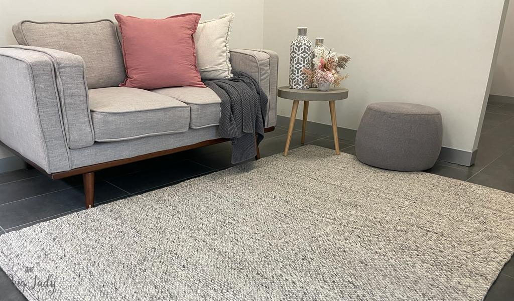 Parker Textured Smoke Rug