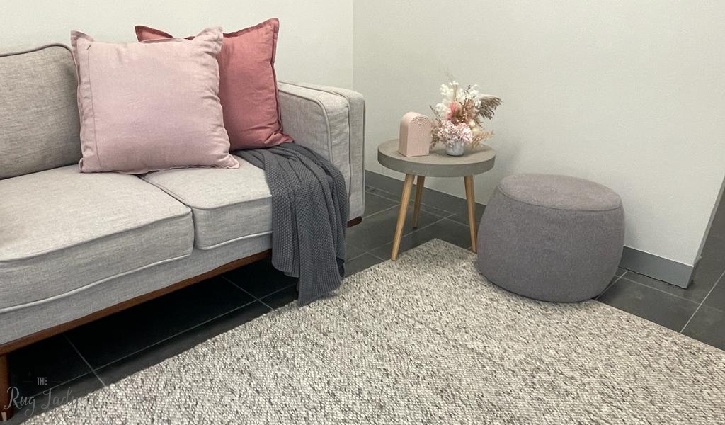 Parker Textured Smoke Rug