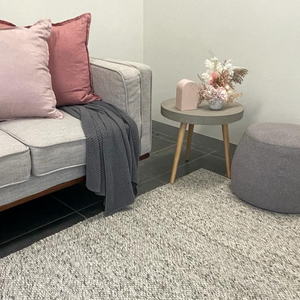 Parker Textured Smoke Rug