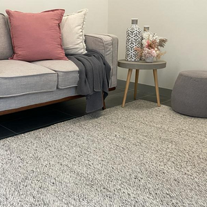 Parker Textured Smoke Rug