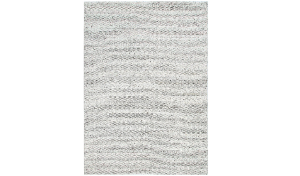 Priva Ivory Mixed Weave Wool Rug
