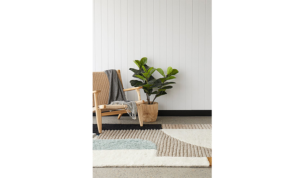 Samira Multi Colour Abstract Shapes Rug