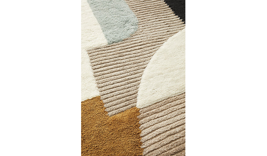 Samira Multi Colour Abstract Shapes Rug