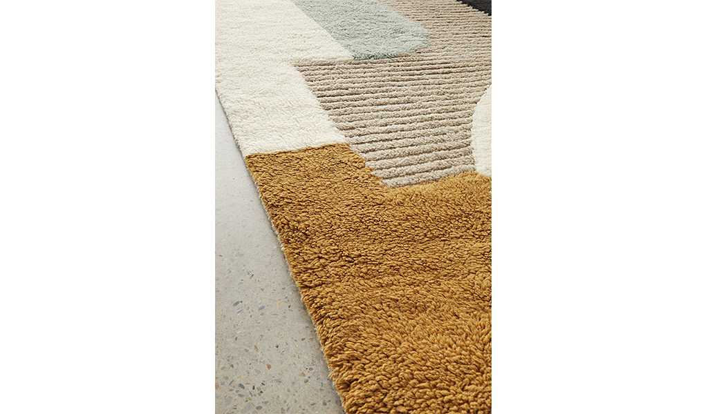 Samira Multi Colour Abstract Shapes Rug