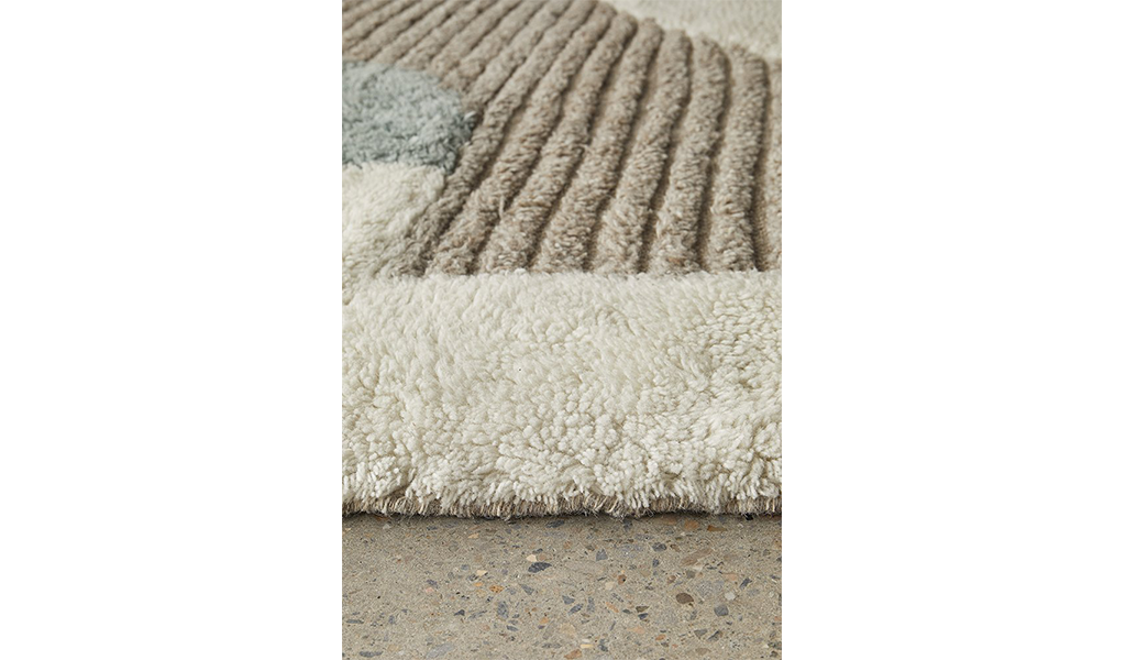 Samira Multi Colour Abstract Shapes Rug