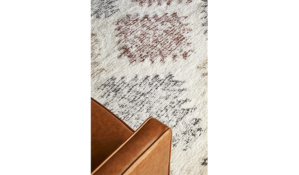 Samira Multi Colour Cream Diamond Tribal Rug