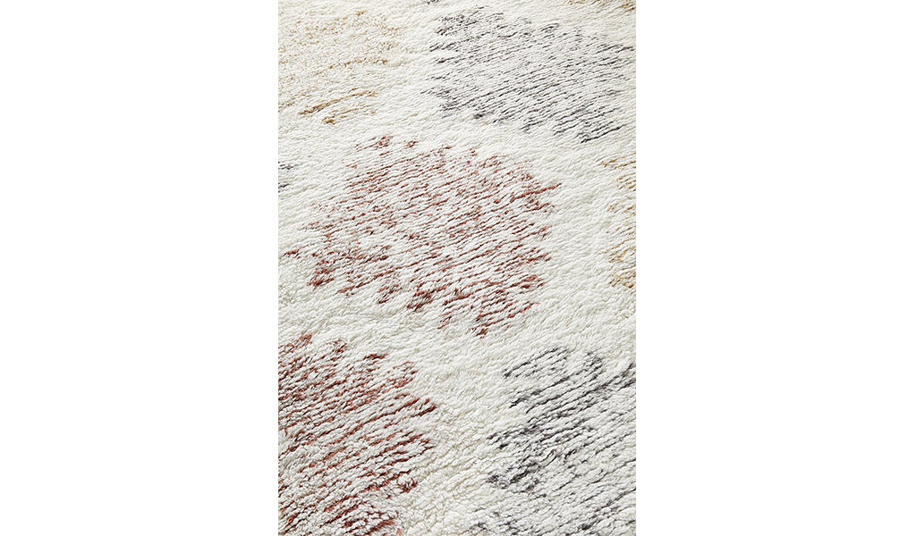 Samira Multi Colour Cream Diamond Tribal Rug