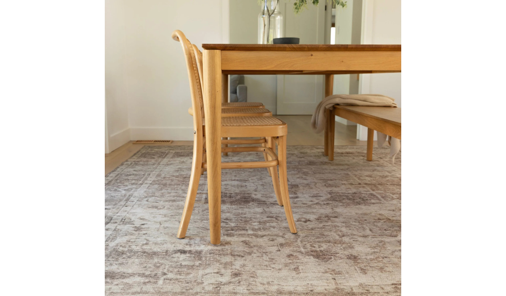 Vivien Grey Brown Distressed Transitional Rug