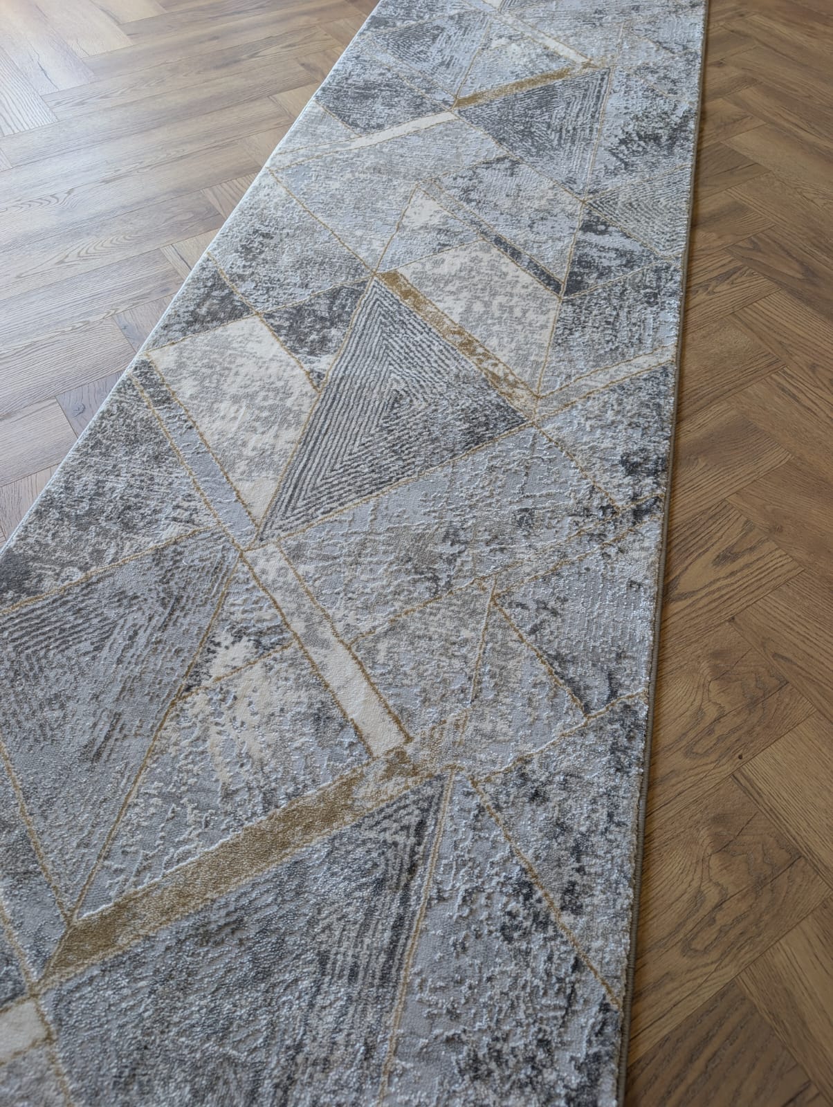 Alissa 741 grey runner 80 cm Wide