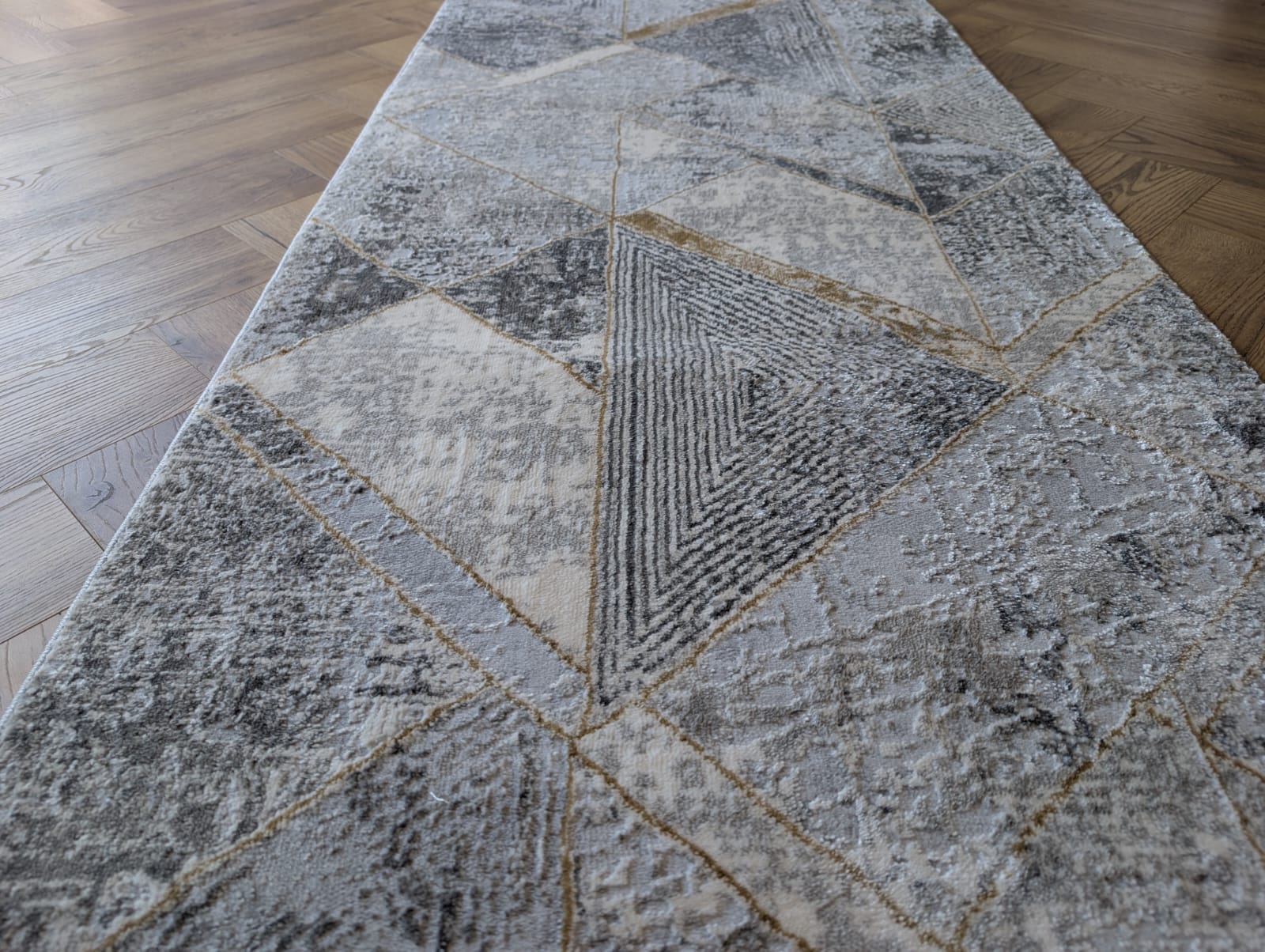 Alissa 741 grey runner 80 cm Wide