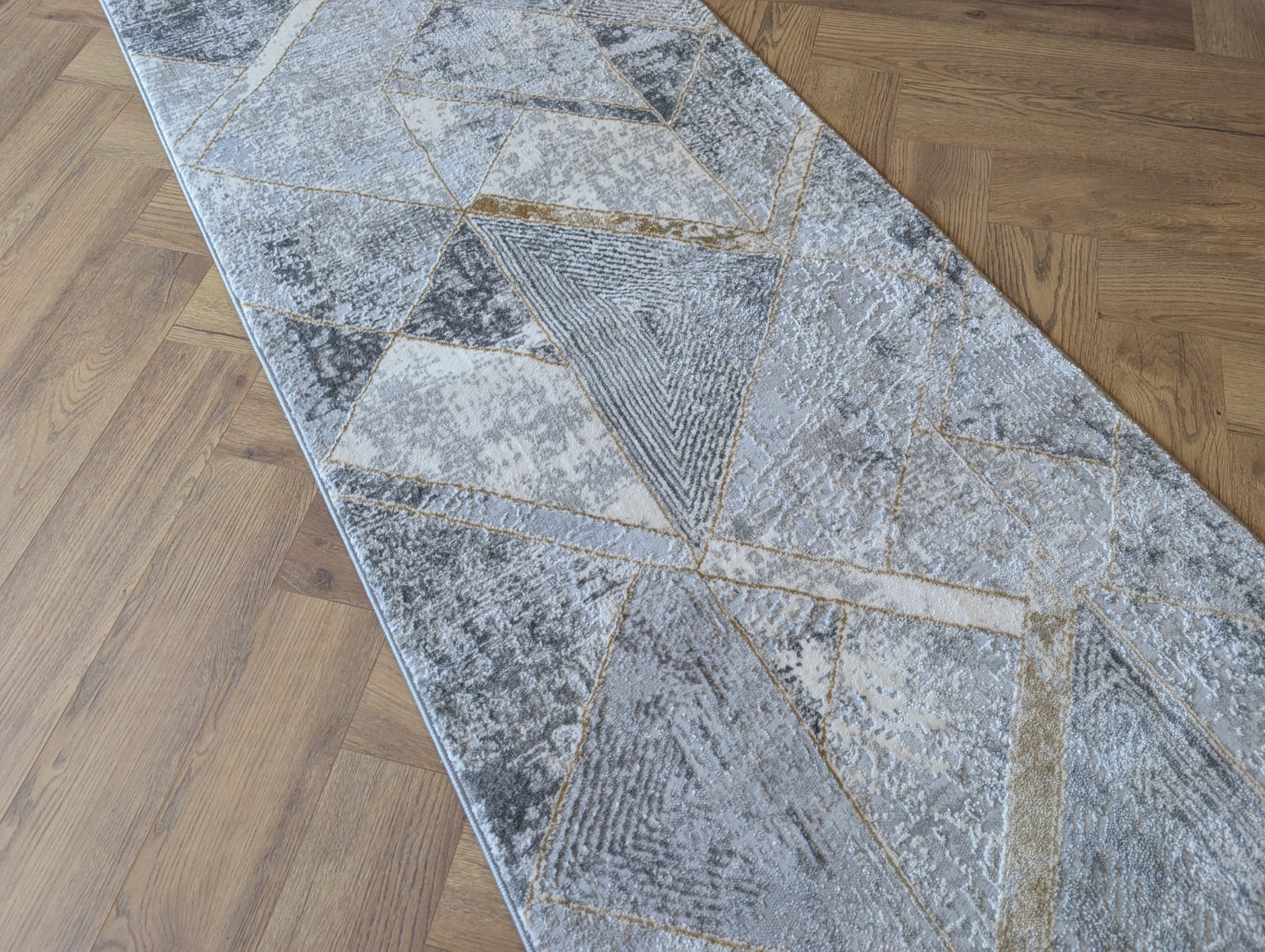 Alissa 741 grey runner 80 cm Wide