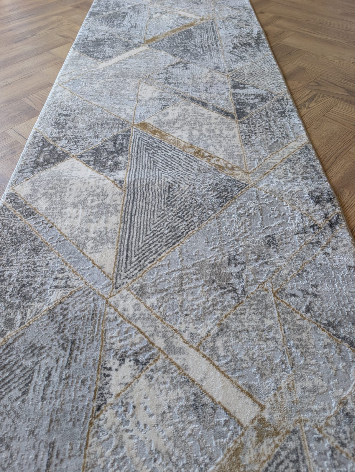 Alissa 741 grey runner 80 cm Wide