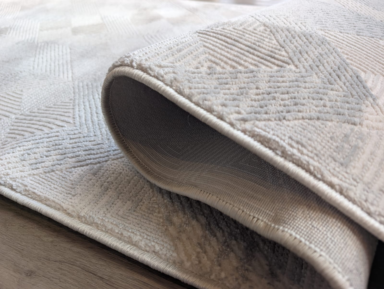 Deluxe 679 cream grey runner 80 cm Wide