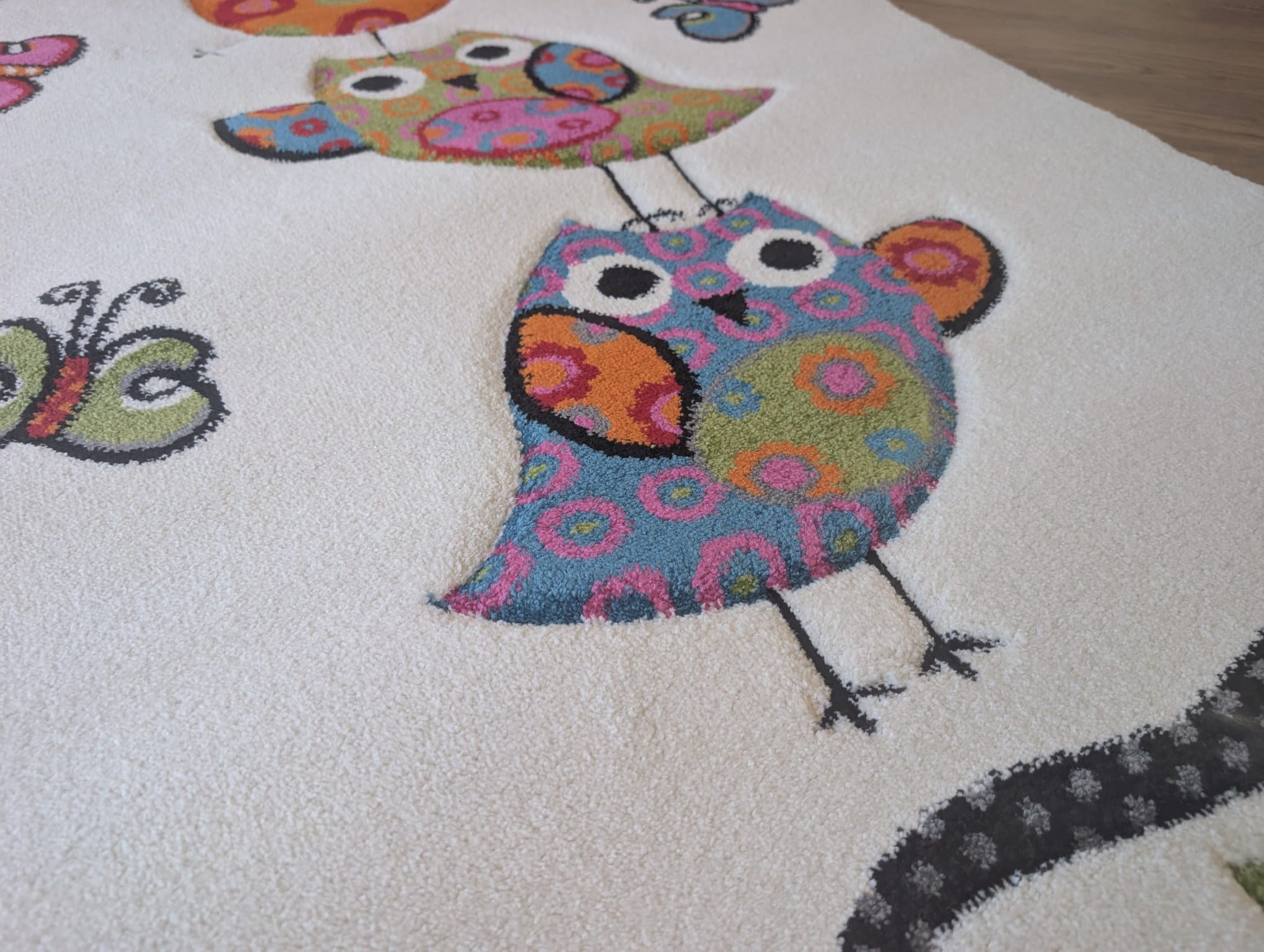 Happy owl Kids Rug - LAST ONE