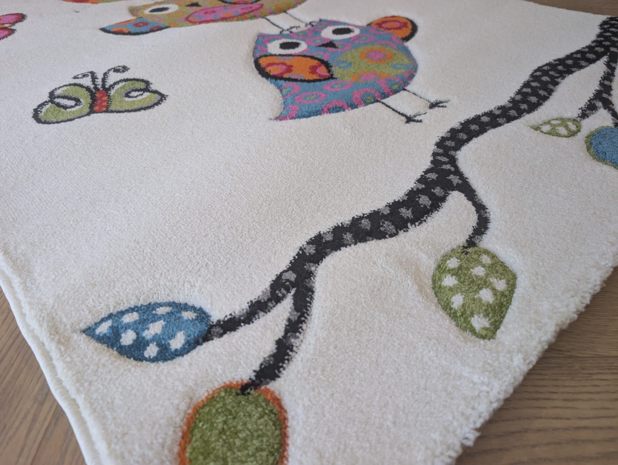 Happy owl Kids Rug - LAST ONE