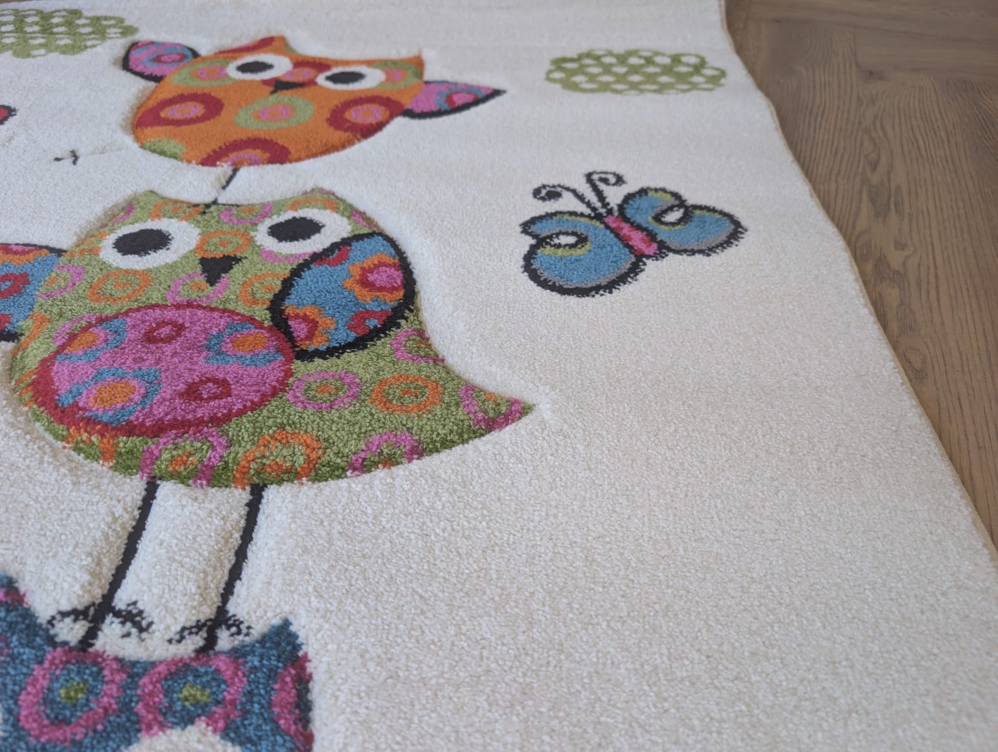 Happy owl Kids Rug - LAST ONE