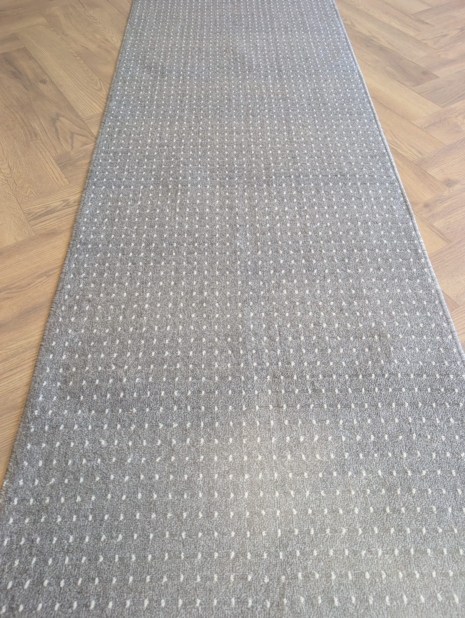 Callavi silver dots flatweave 100 cm Wide