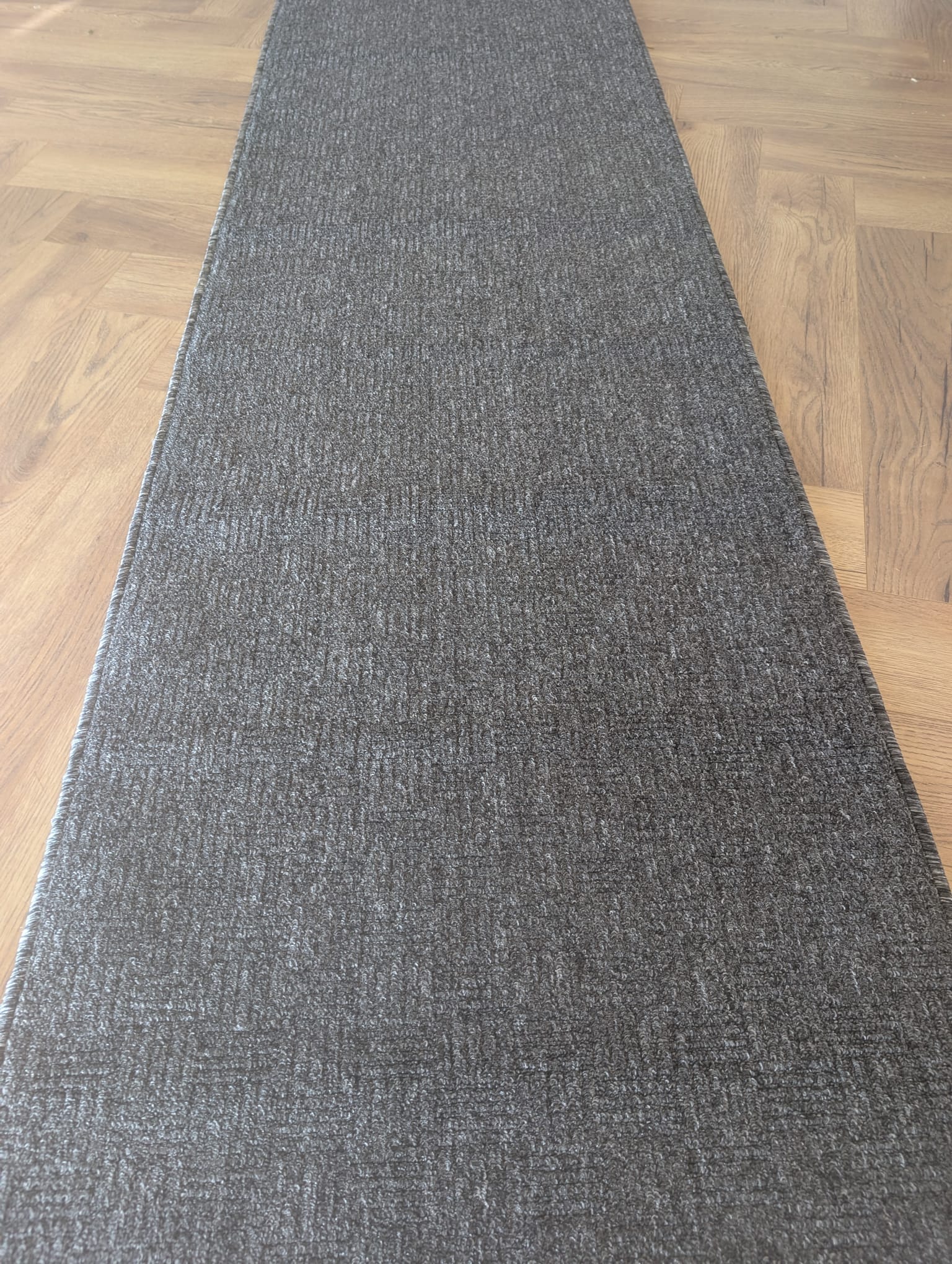 Callavi grey square flatweave 100 cm Wide