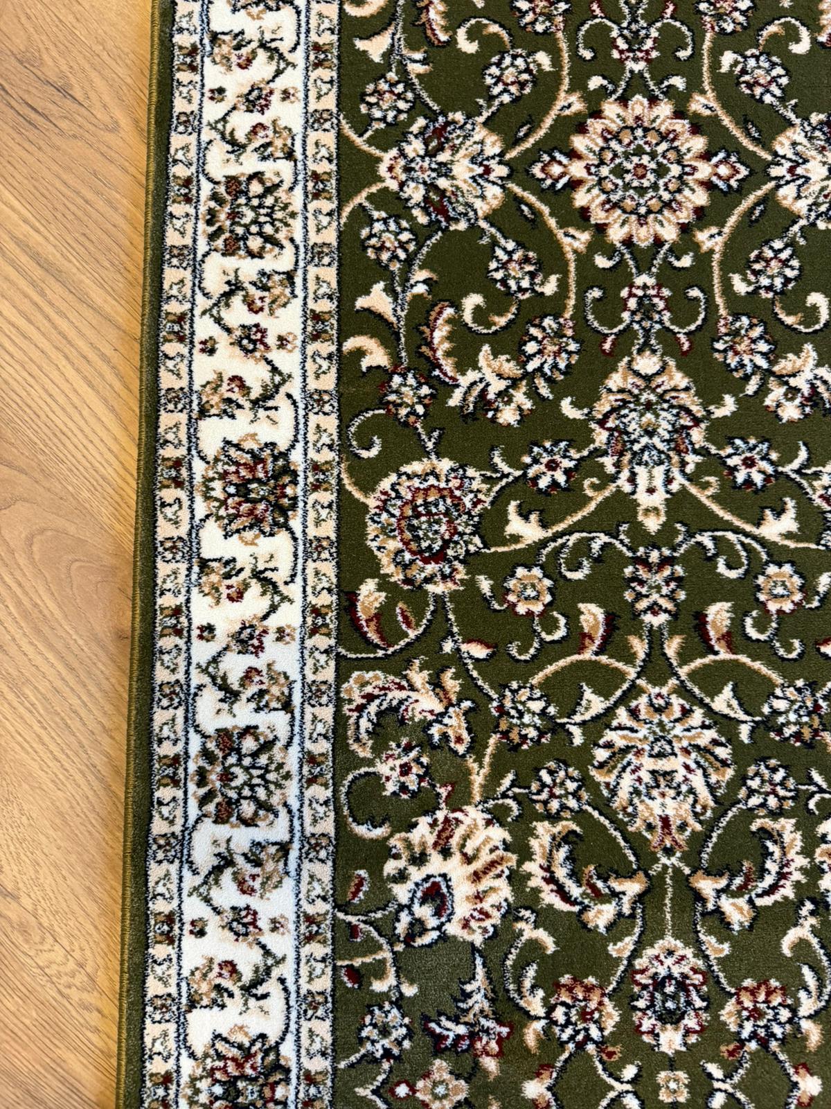Ballouchi traditional green runner 80 cm wide