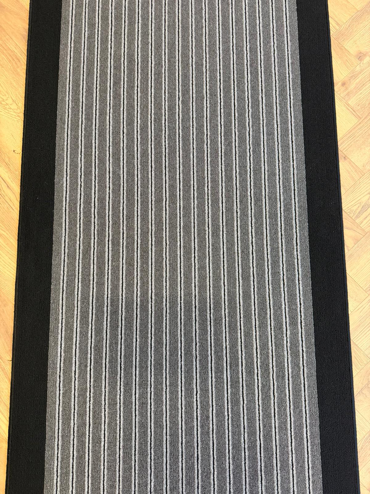 Nikotex black Grey Millan 100 cm Wide
