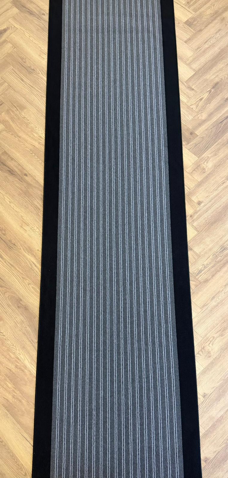 Nikotex black Grey Millan 100 cm Wide