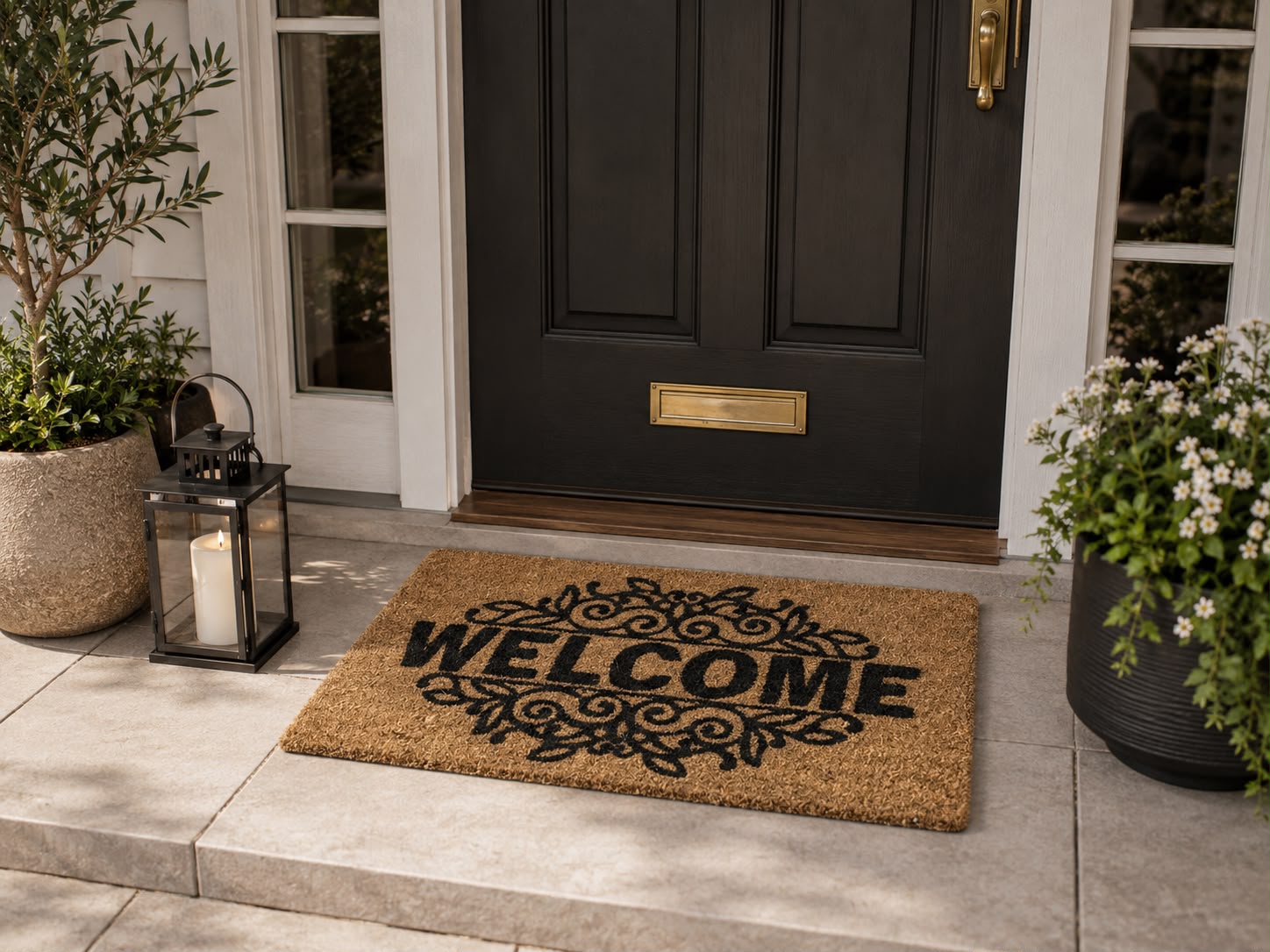 Outdoor Welcome home coir Mat