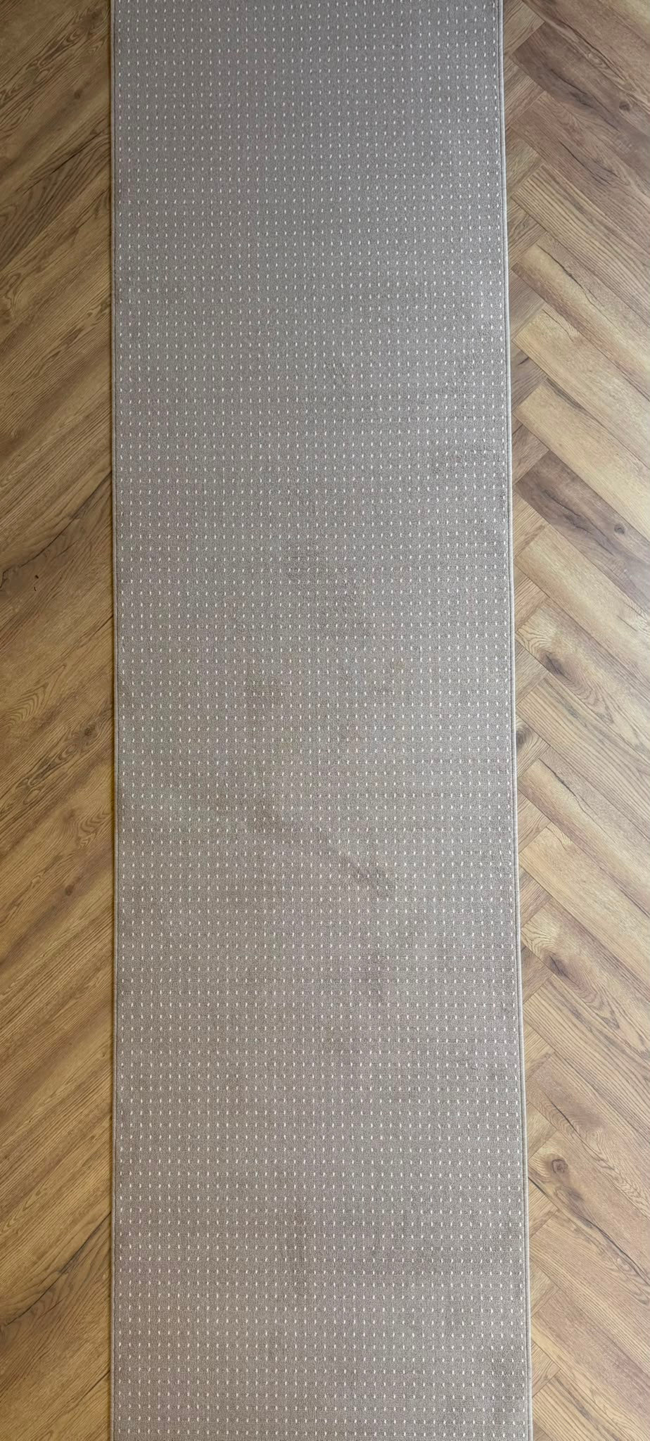Callavi cream white dots flatweave 100 cm Wide