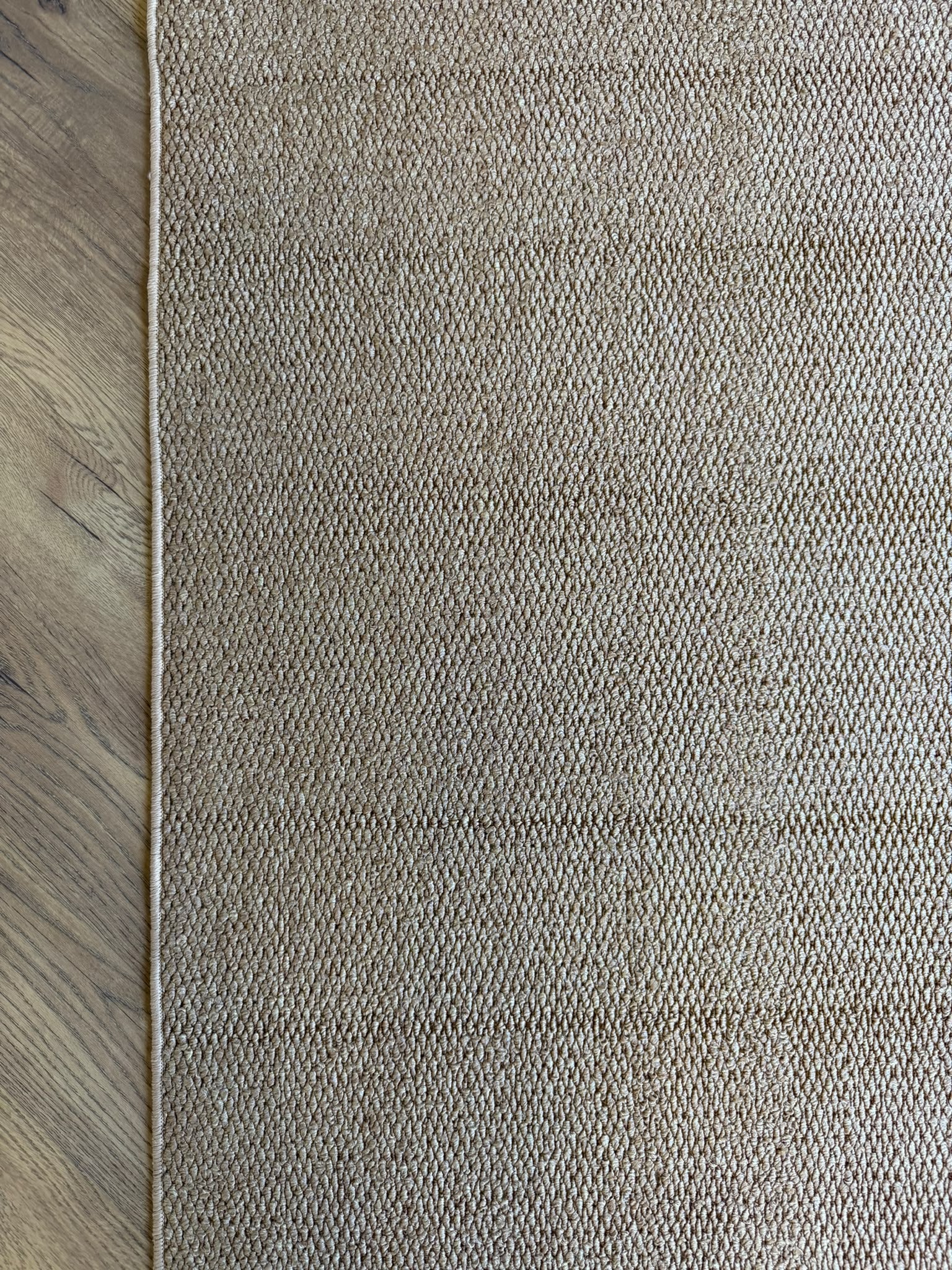 Vela Plain copper Hallway Runner 100cm wide