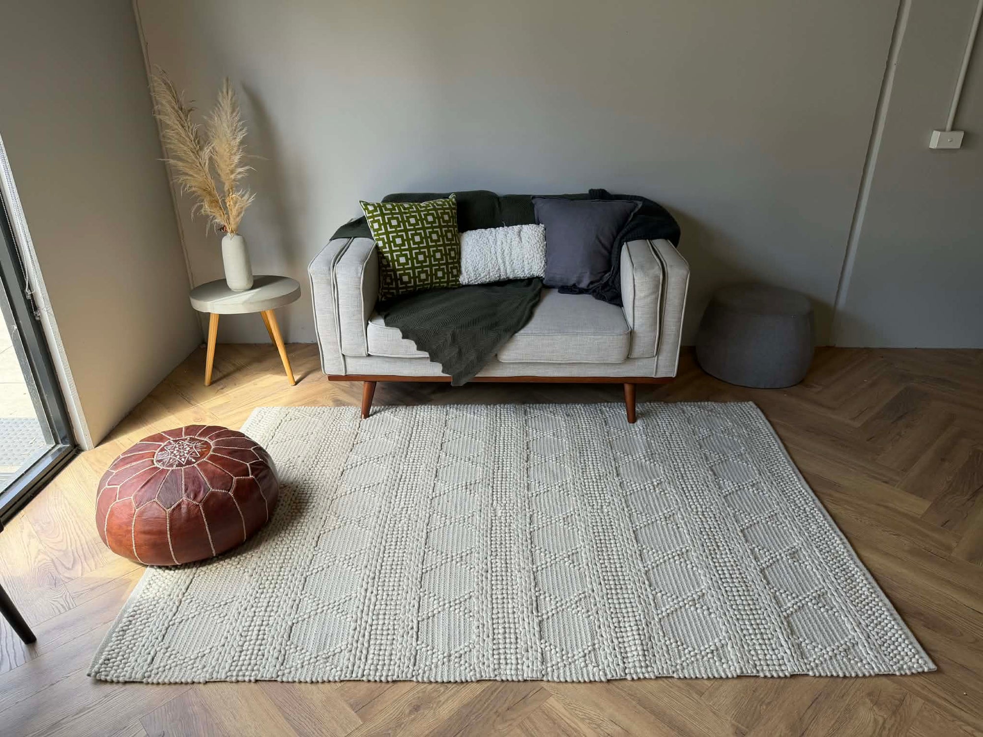 Sahara Loom Textured Wool Rug 155 x 225cm