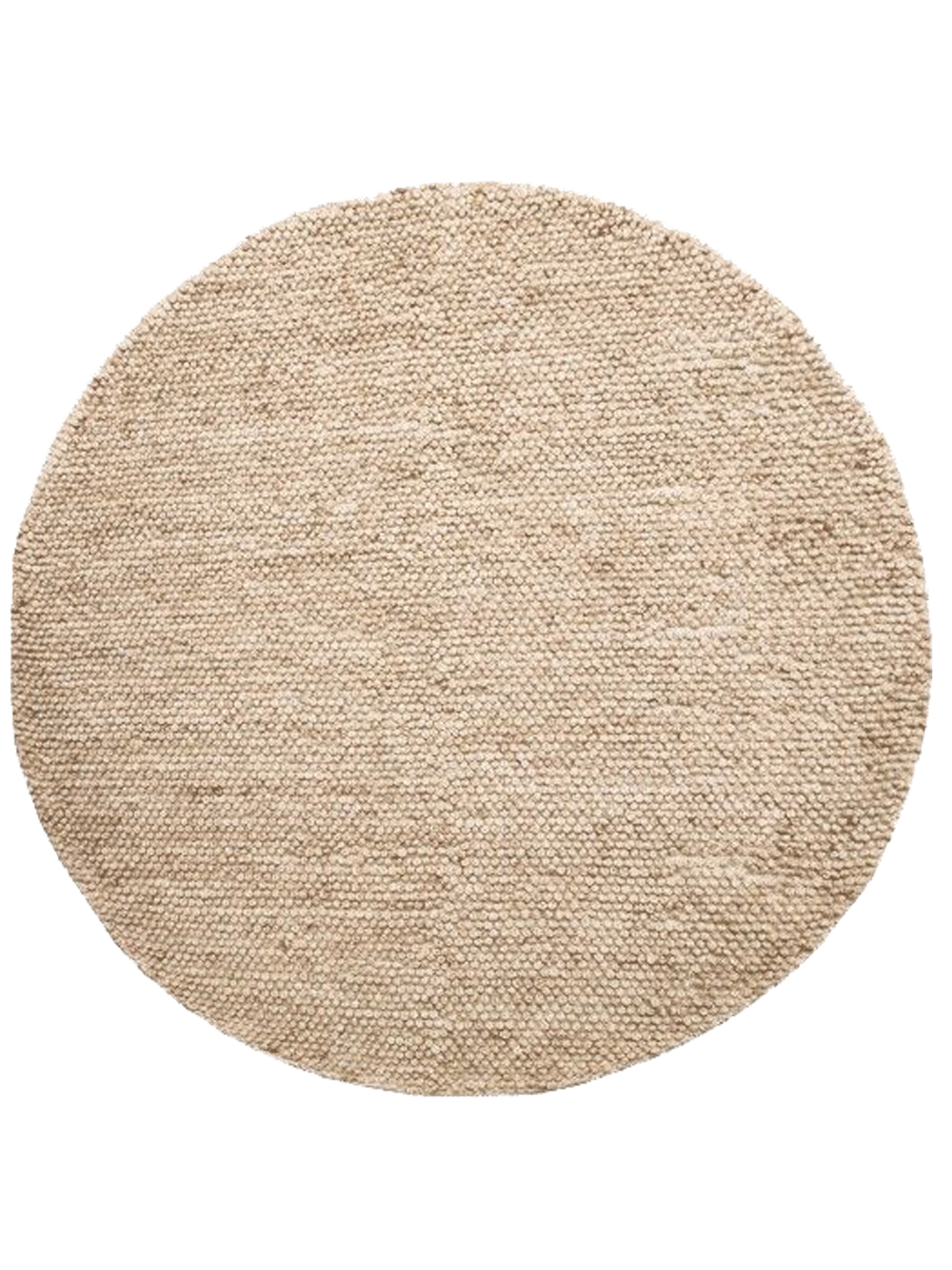 Avani Beige Loop Round Rug
