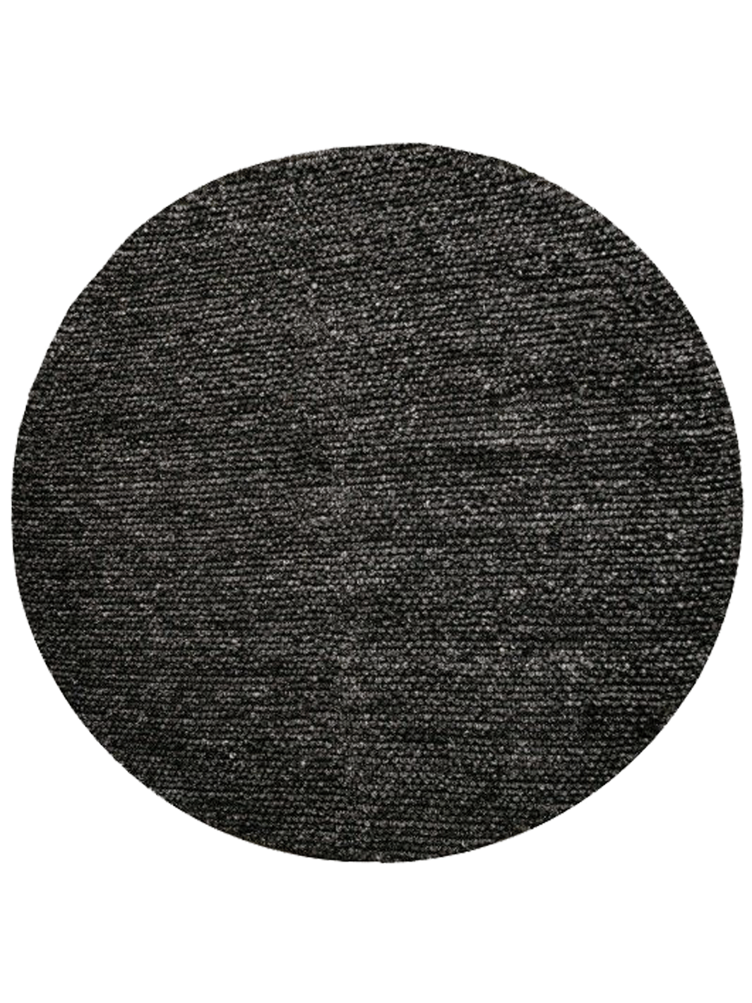 Avani Charcoal Loop Round Rug