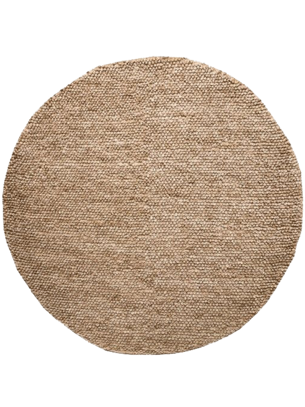 Avani Taupe Beige Loop Round Rug
