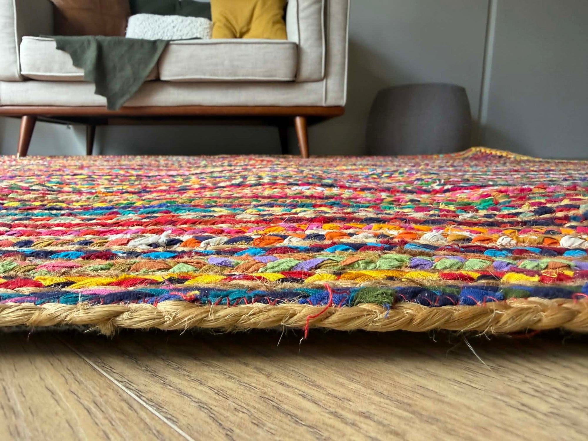 Jute Carnival stripped 180x270 Rug