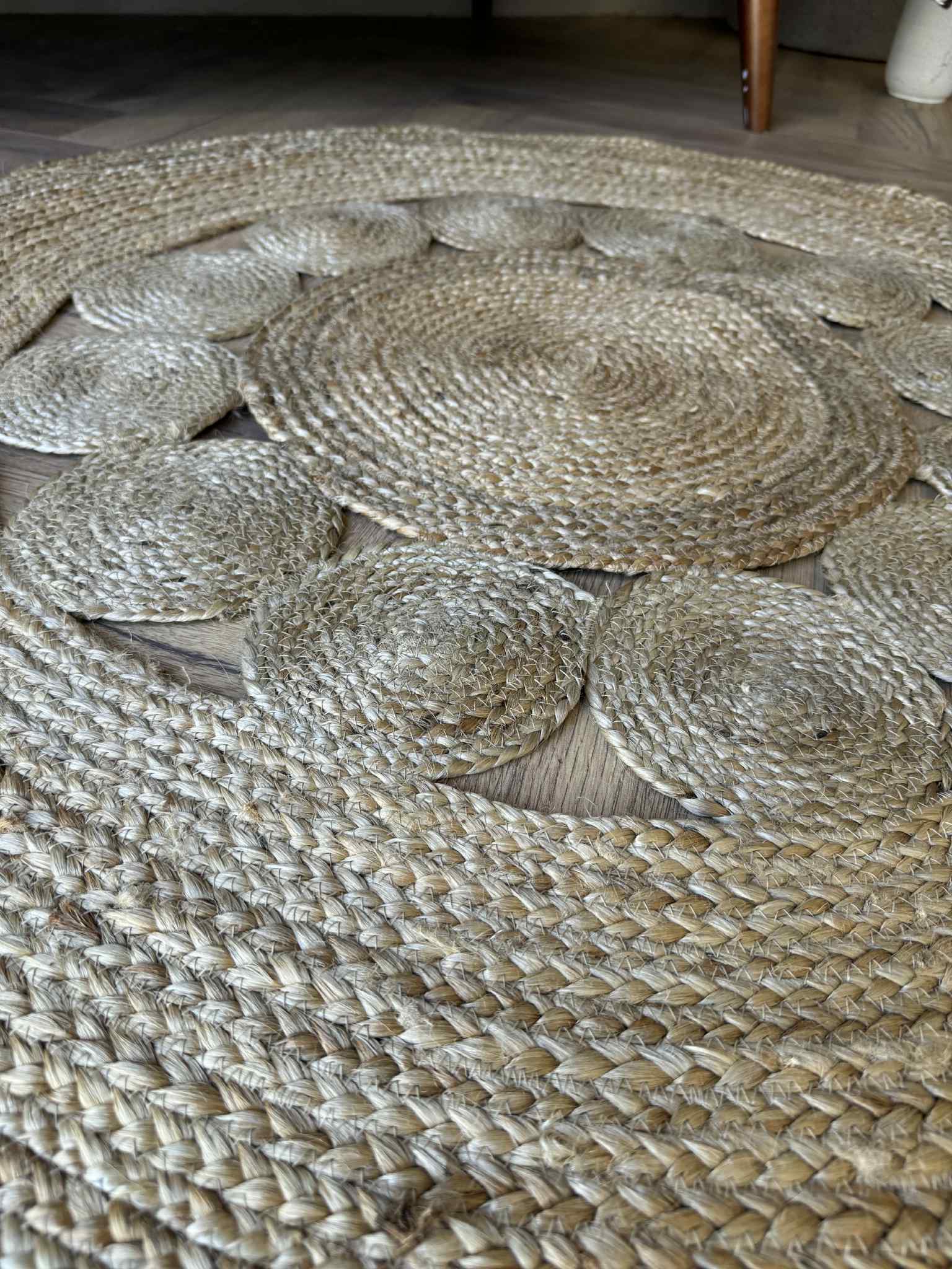 Jute Flower circle 130cm