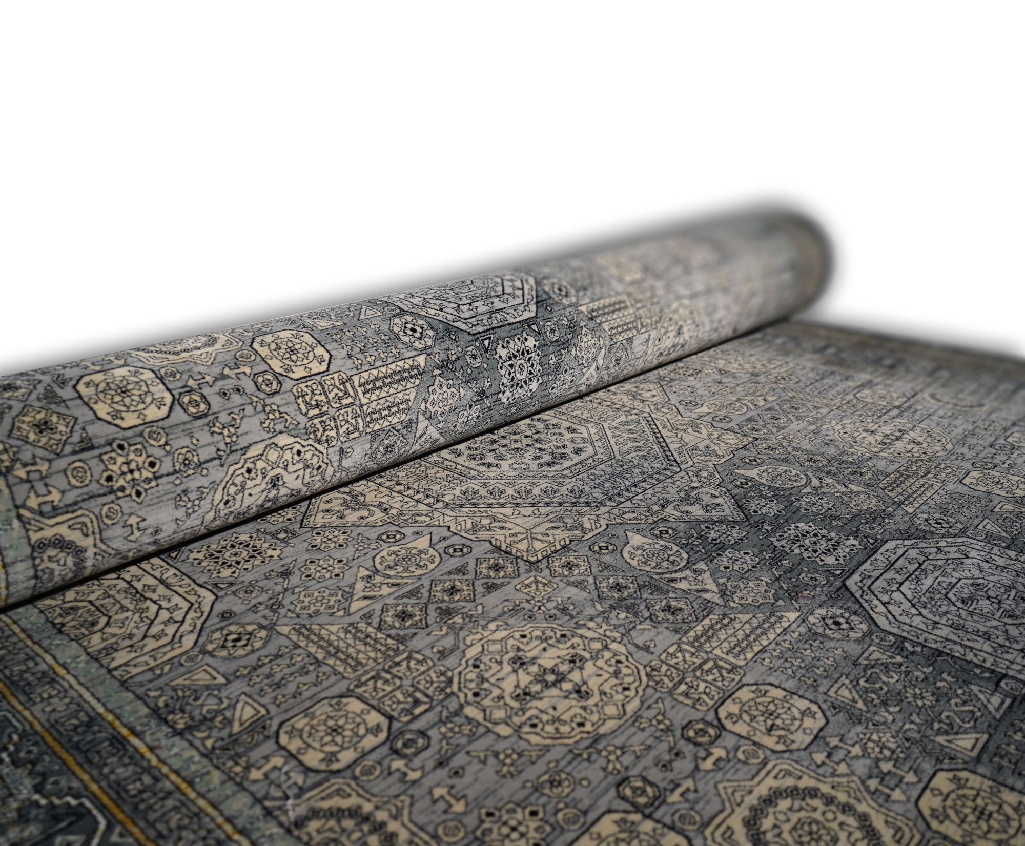 Hive 631 Traditional transitional grey rug