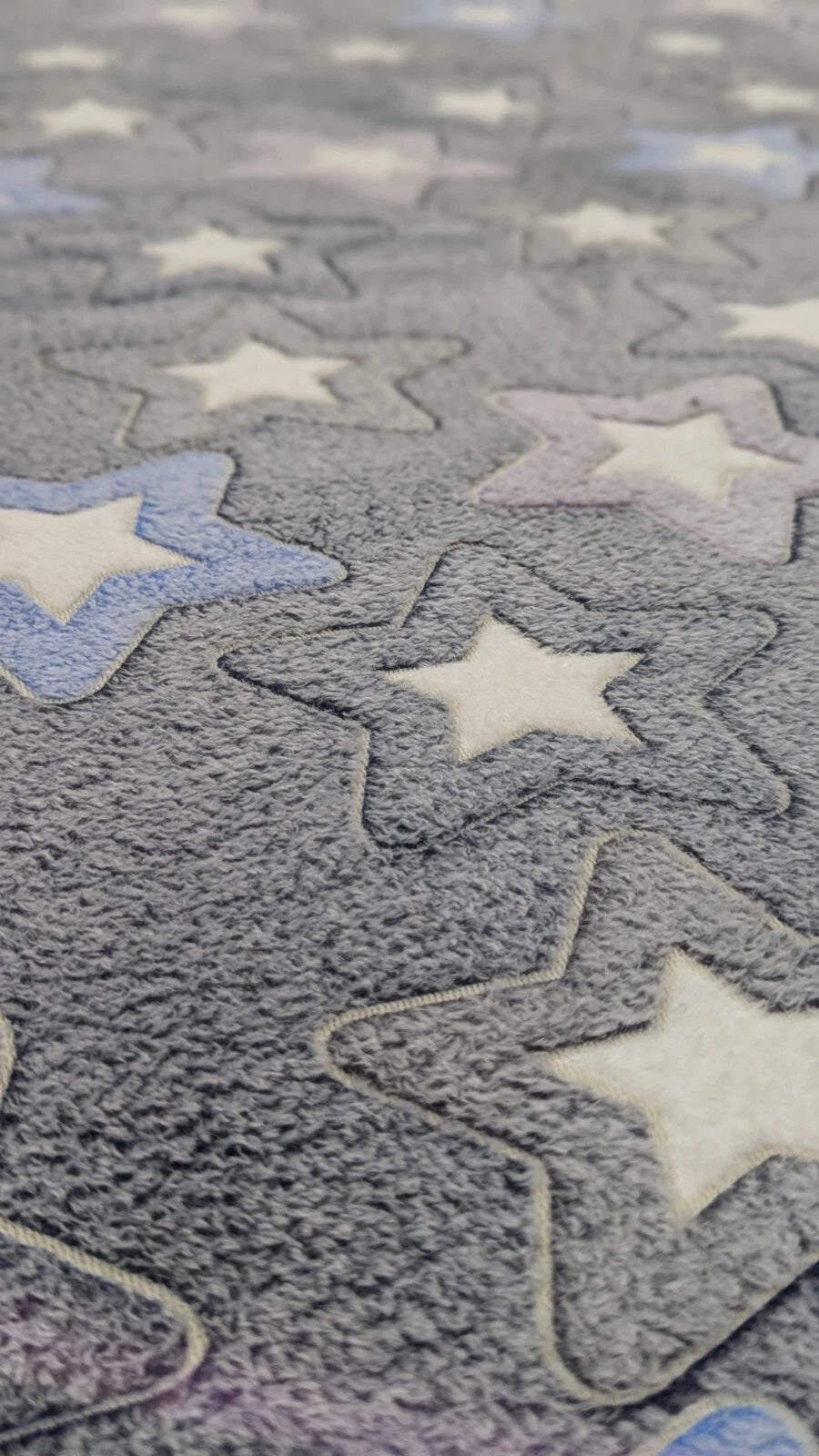 Galaxy stars Glow in the dark kids rug