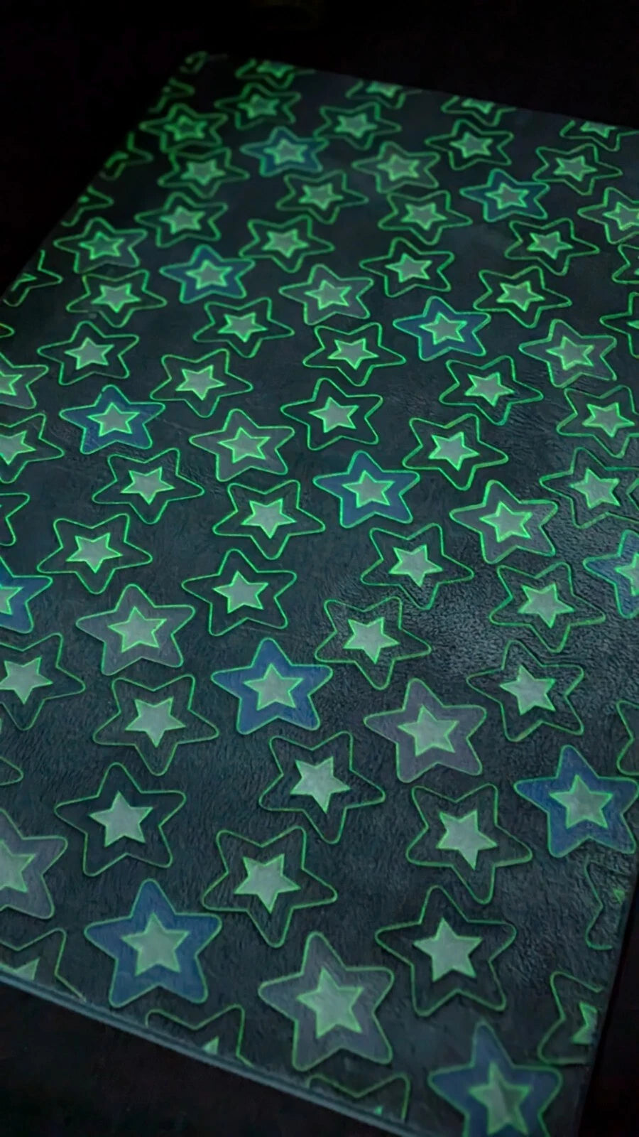 Galaxy stars Glow in the dark kids rug